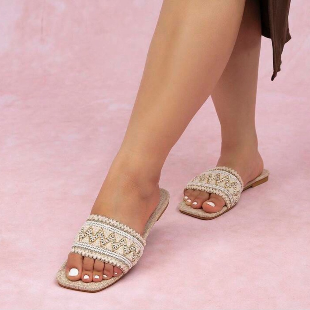 Bohemian Embroidered Sandals